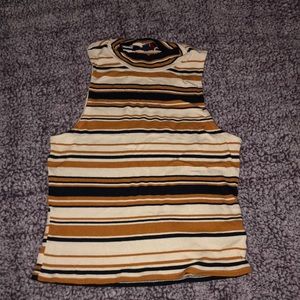 Striped crop top